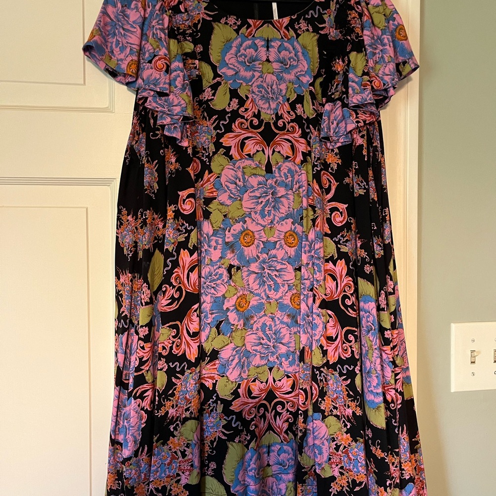 Free People swing mini dress sz small